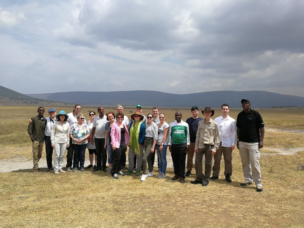 Besuch Ruandas Gruppenfoto SchülerInnen und Lehrer BBS Lahnstein